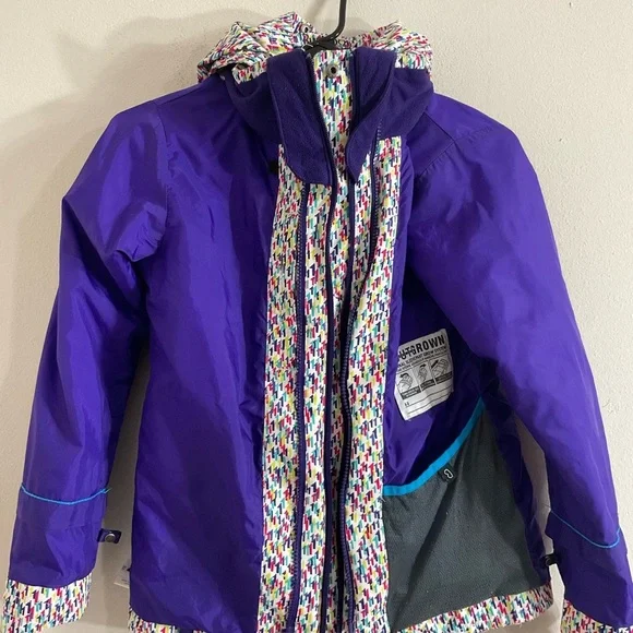 Columbia Interchange OmniTech Bugaboo Jacket Size Med. w/out liner pixel pattern - Picture 13 of 15